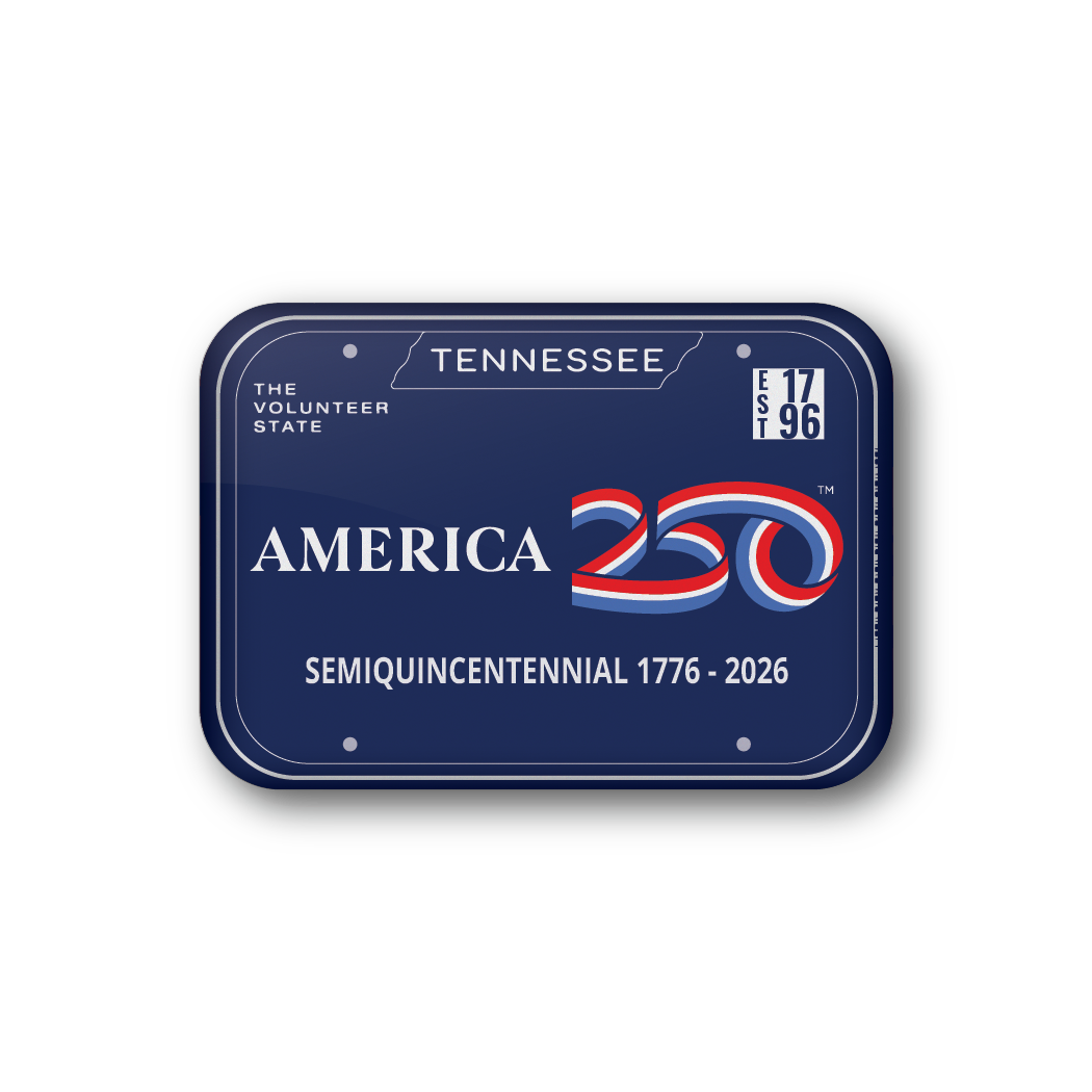 Tennessee 250 License Plate | Officially Licensed America250™
