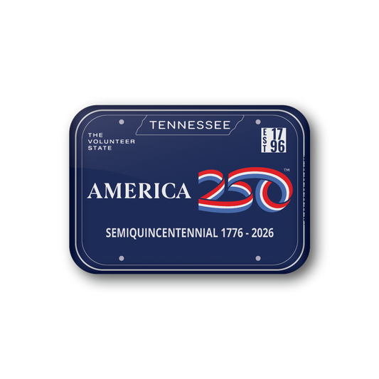 Tennessee 250 License Plate | Officially Licensed America250™
