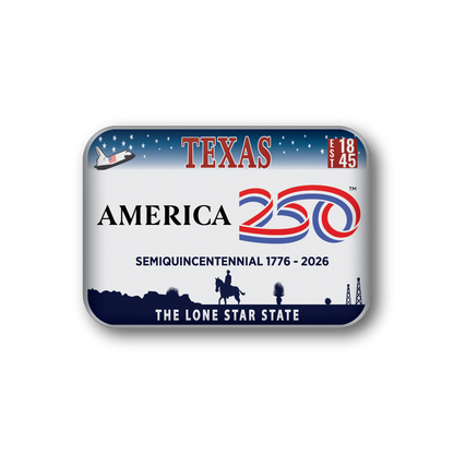 Texas 250 License Plate | Officially Licensed America250™