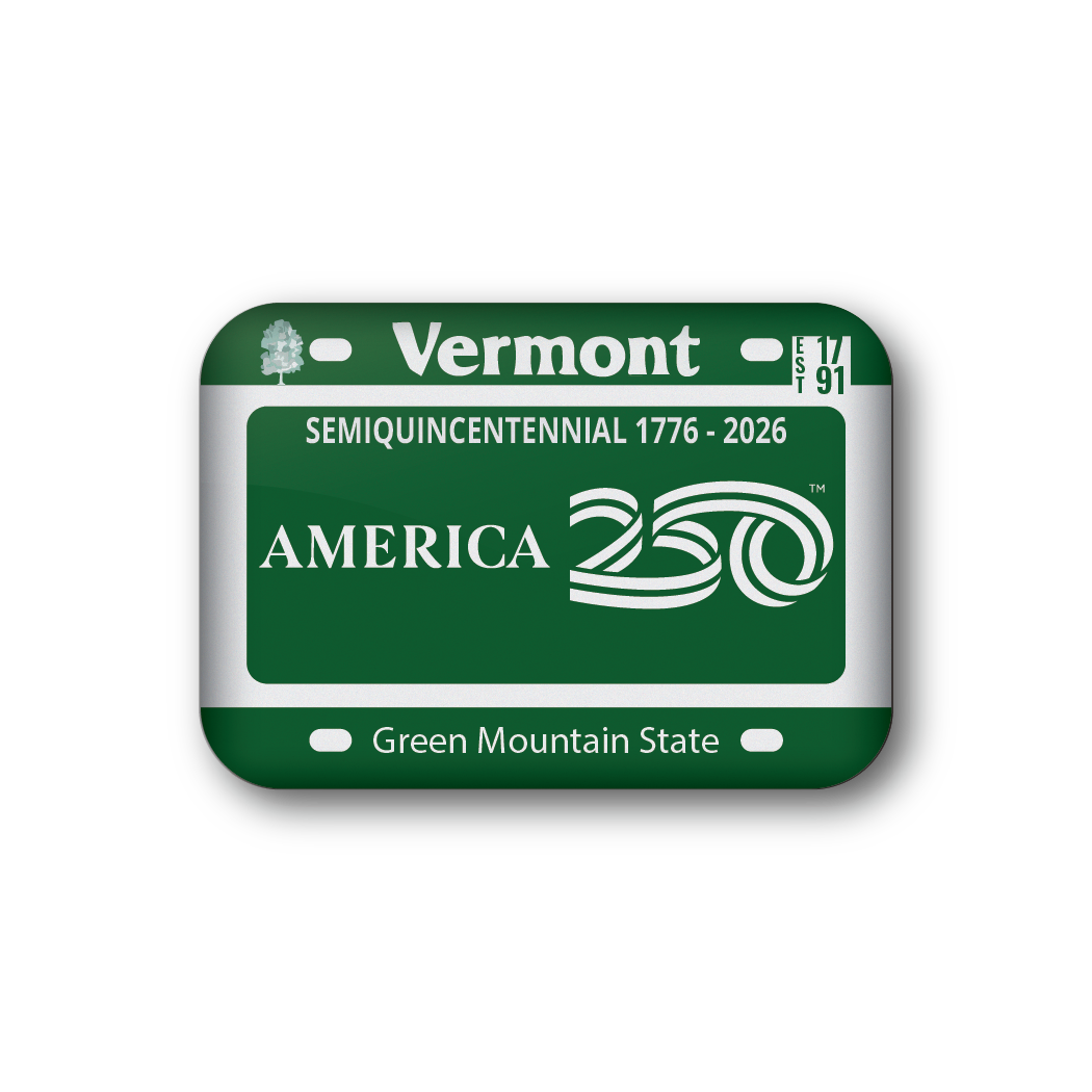 Vermont 250 License Plate | Officially Licensed America250™