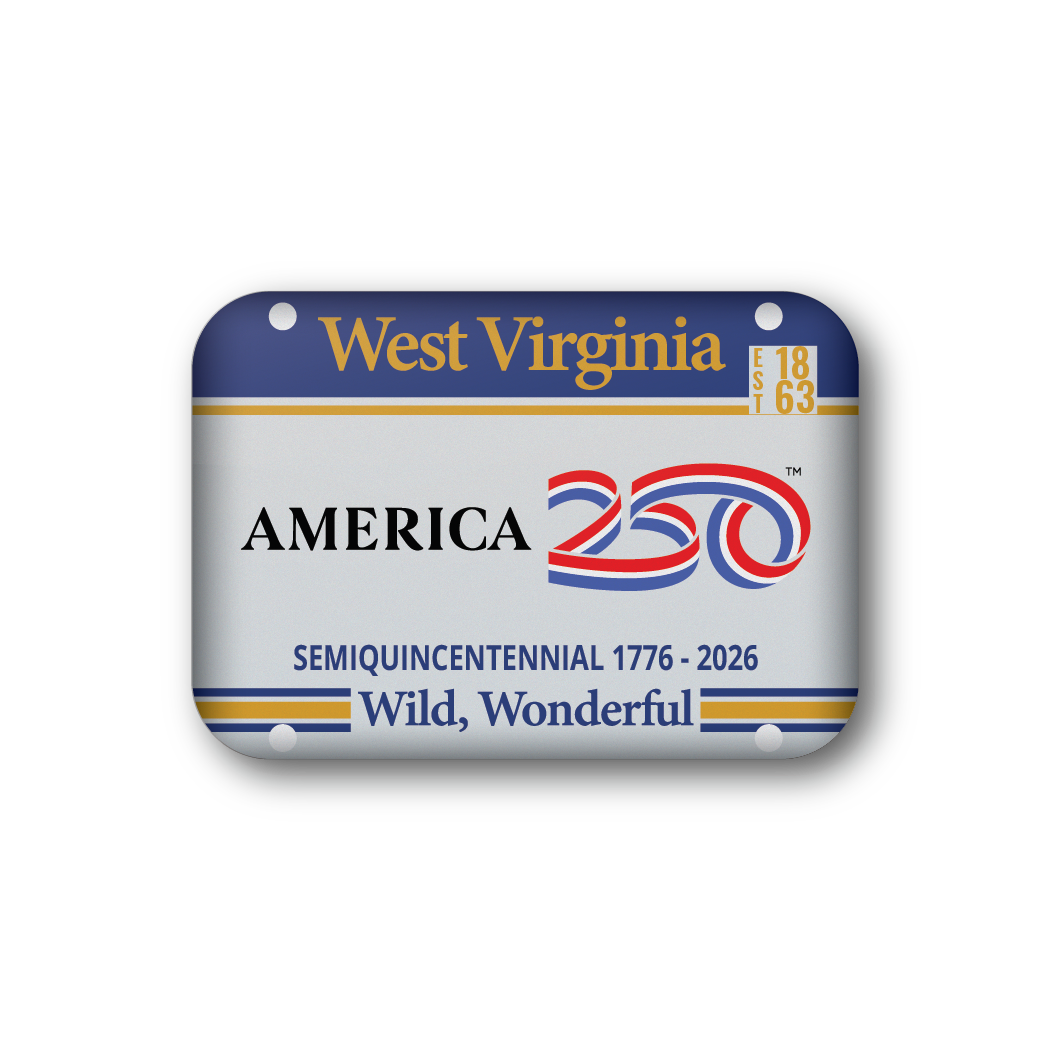 West Virginia 250 License Plate | Officially Licensed America250™