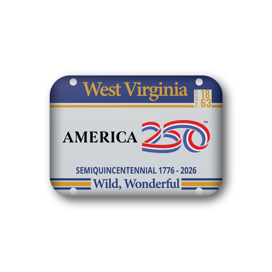 West Virginia 250 License Plate | Officially Licensed America250™