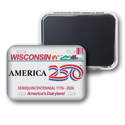 Wisconsin 250 License Plate | Officially Licensed America250™
