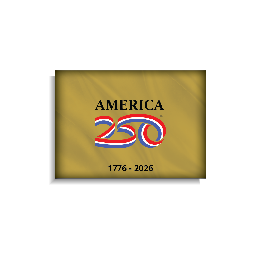 America250™ Gold Flag | Officially Licensed America250™
