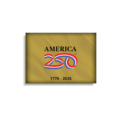 America250™ Gold Flag | Officially Licensed America250™