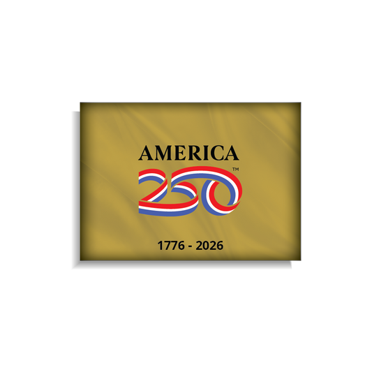America250™ Gold Flag | Officially Licensed America250™