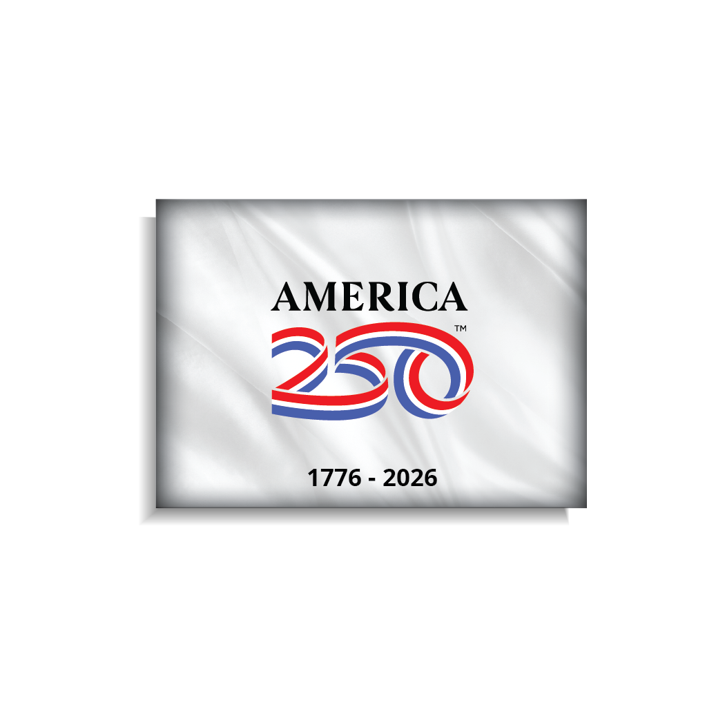 America250™ White Flag | Officially Licensed America250™