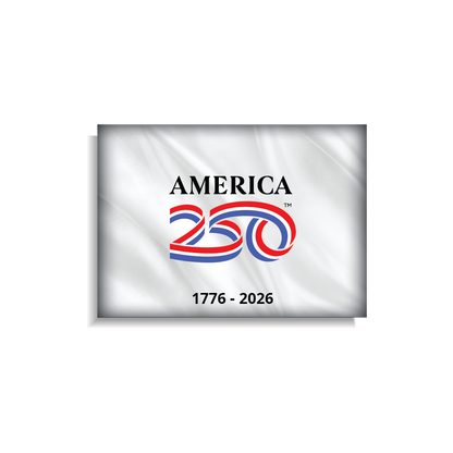 America250™ White Flag | Officially Licensed America250™