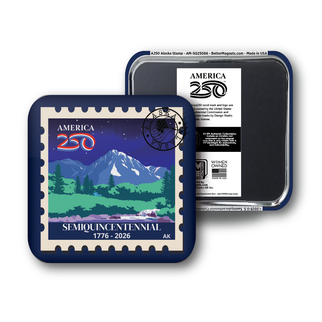 America250™ Alaska Stamp | Officially Licensed America250™