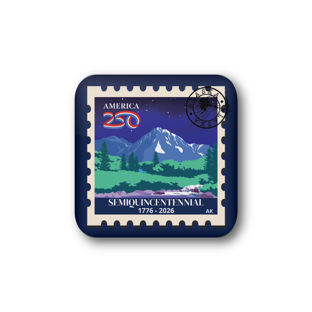 America250™ Alaska Stamp | Officially Licensed America250™