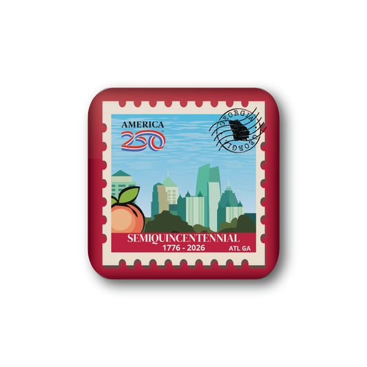 America250™ Georgia Atl Stamp | Officially Licensed America250™