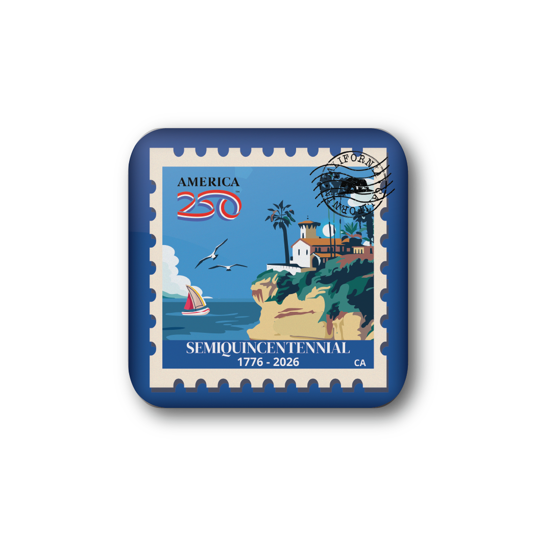 America250™ California Stamp | Officially Licensed America250™