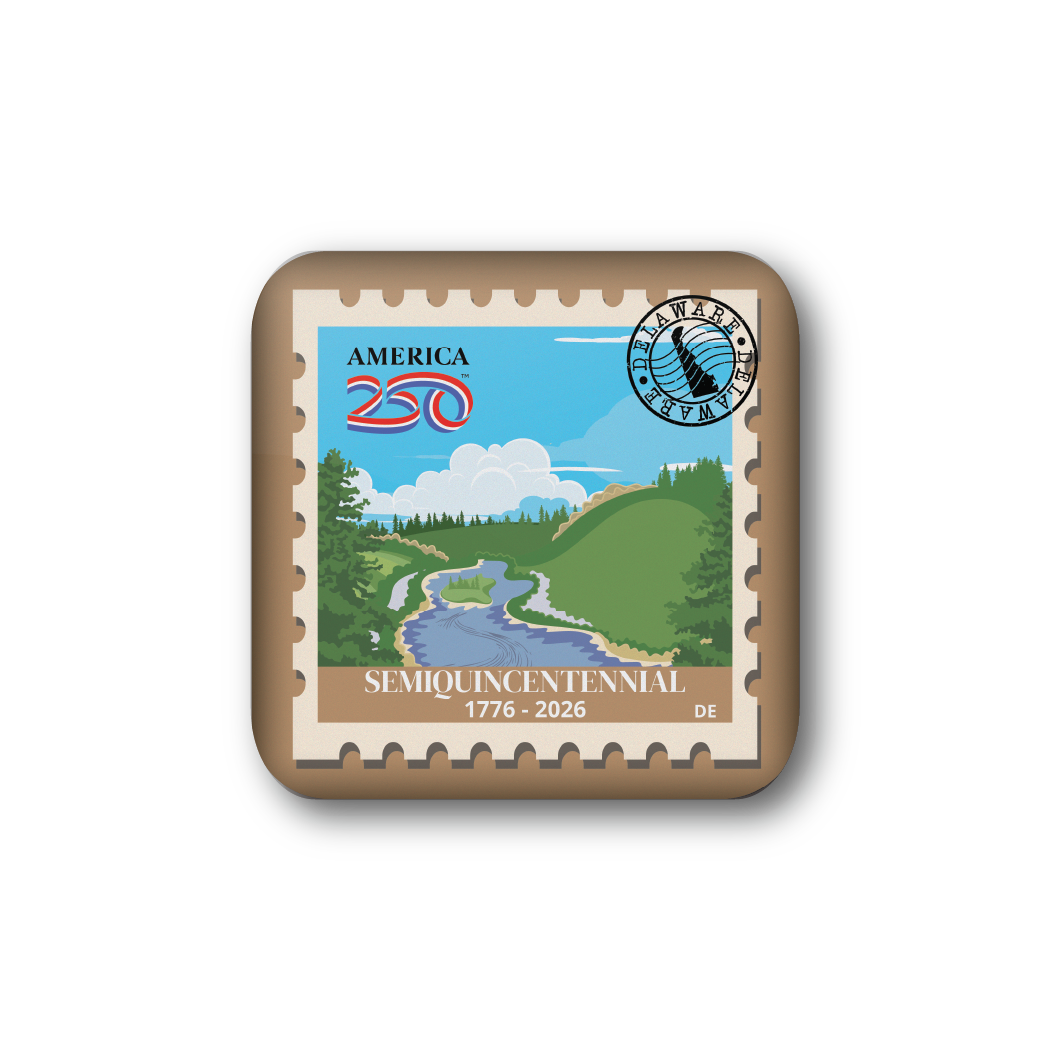 America250™ Delaware Stamp | Officially Licensed America250™