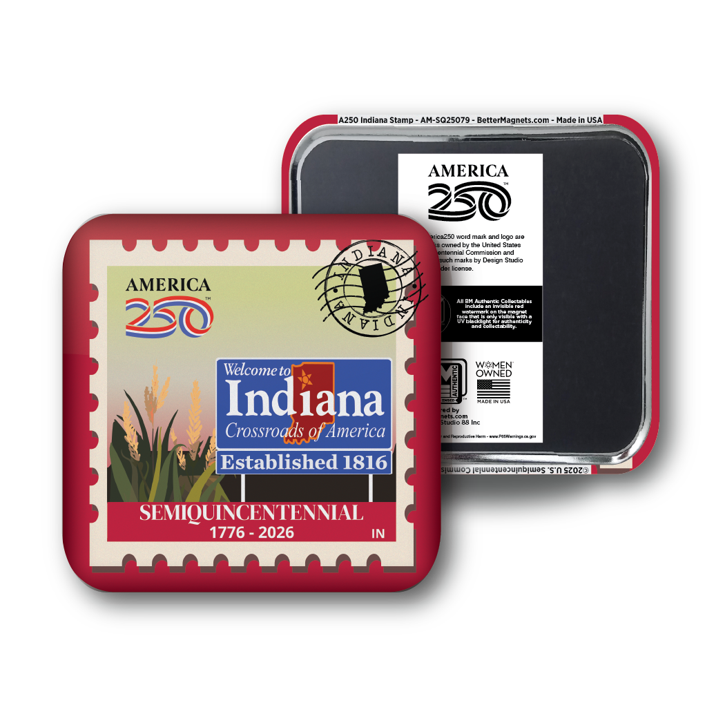 America250™ Indiana Stamp | Officially Licensed America250™