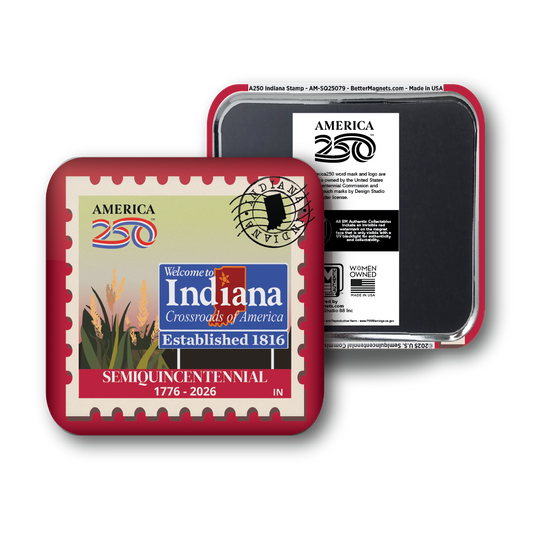America250™ Indiana Stamp | Officially Licensed America250™