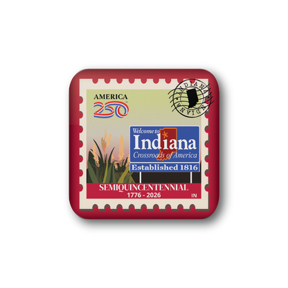 America250™ Indiana Stamp | Officially Licensed America250™