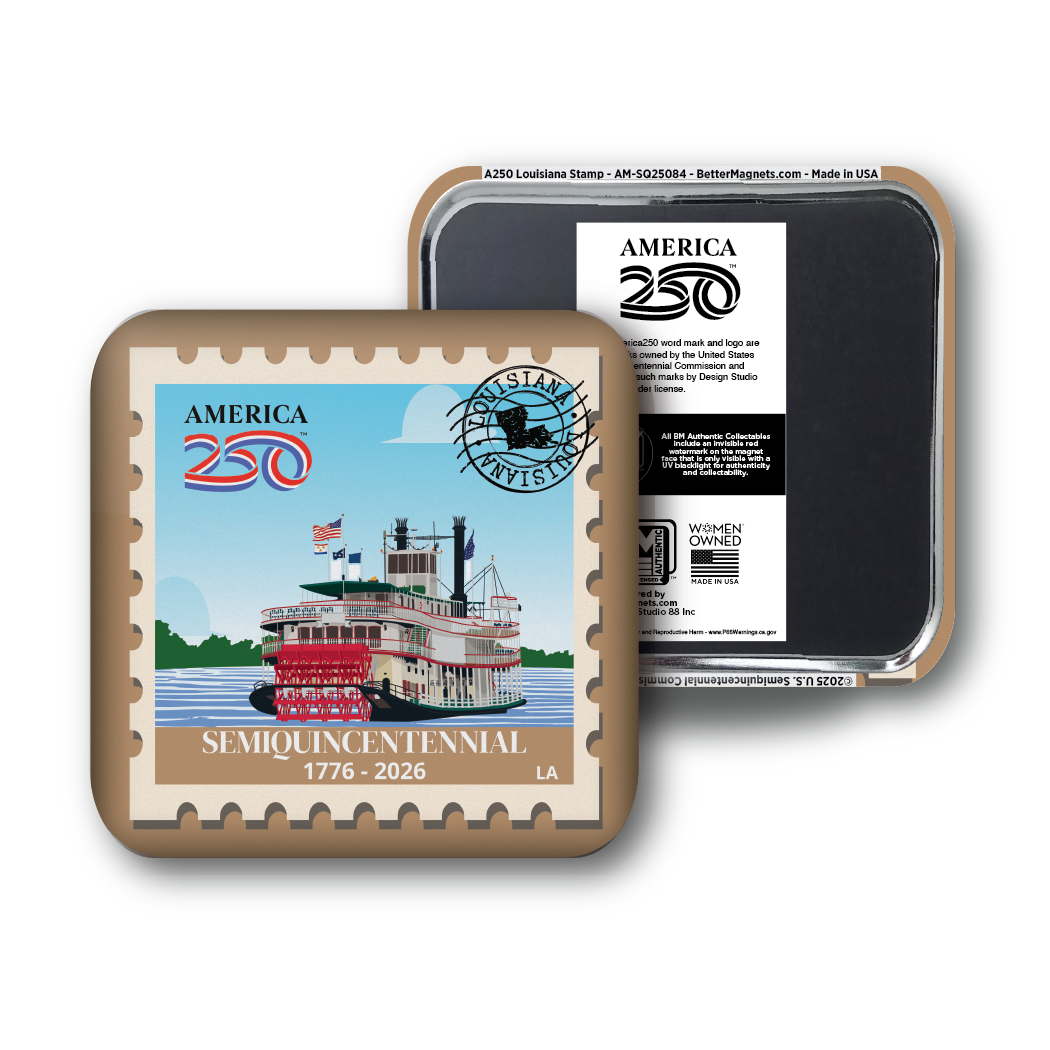 America250™ Louisiana Stamp | Officially Licensed America250™