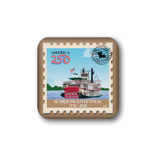 America250™ Louisiana Stamp | Officially Licensed America250™