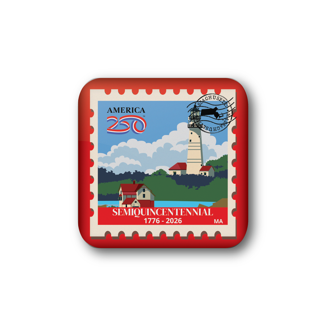America250™ Massachusetts Stamp | Officially Licensed America250™