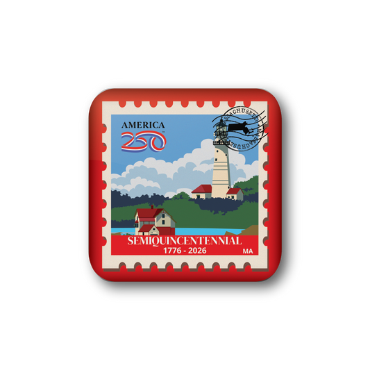 America250™ Massachusetts Stamp | Officially Licensed America250™