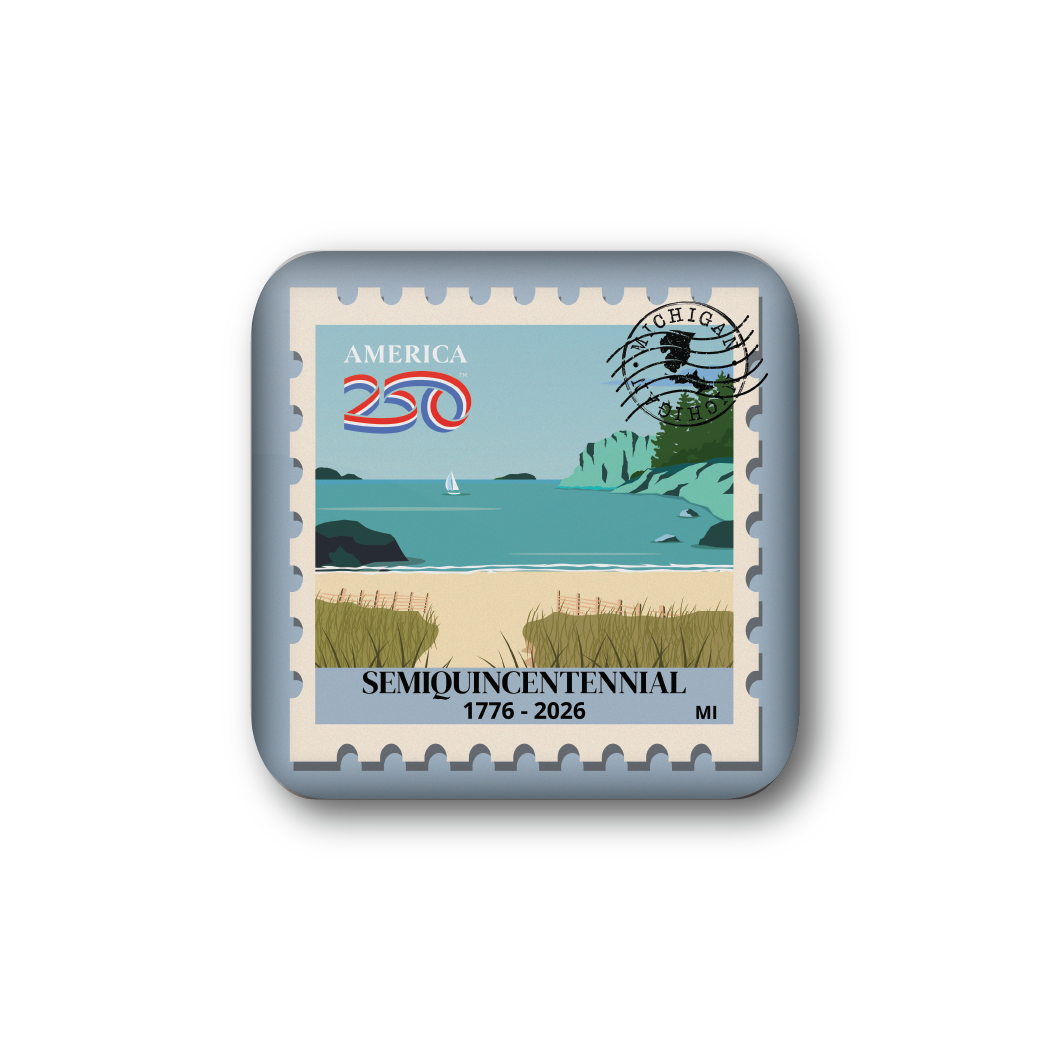 America250™ Michigan Stamp | Officially Licensed America250™