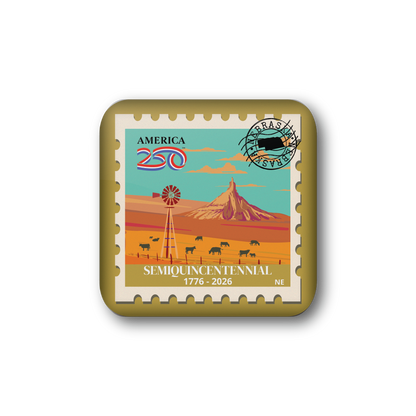America250™ Nebraska Stamp | Officially Licensed America250™