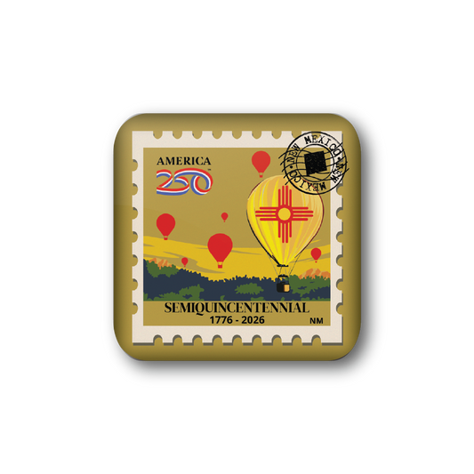 America250™ New Mexico Balloon Stamp | Officially Licensed America250™