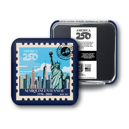 America250™ New York Stamp | Officially Licensed America250™