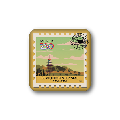 America250™ Oklahoma Stamp | Officially Licensed America250™