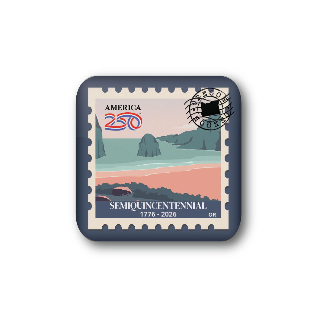 America250™ Oregon Stamp | Officially Licensed America250™