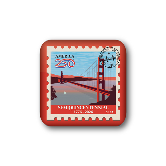 America250™ San Francisco Stamp | Officially Licensed America250™