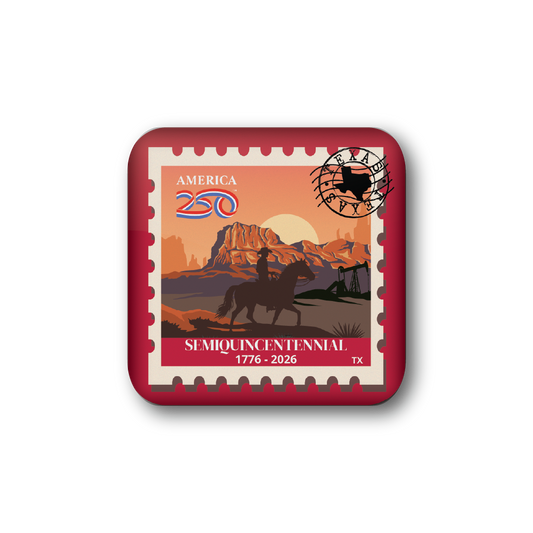 America250™ Texas Stamp | Officially Licensed America250™