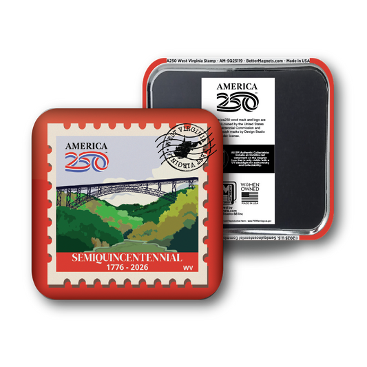 America250™ West Virginia Stamp | Officially Licensed America250™