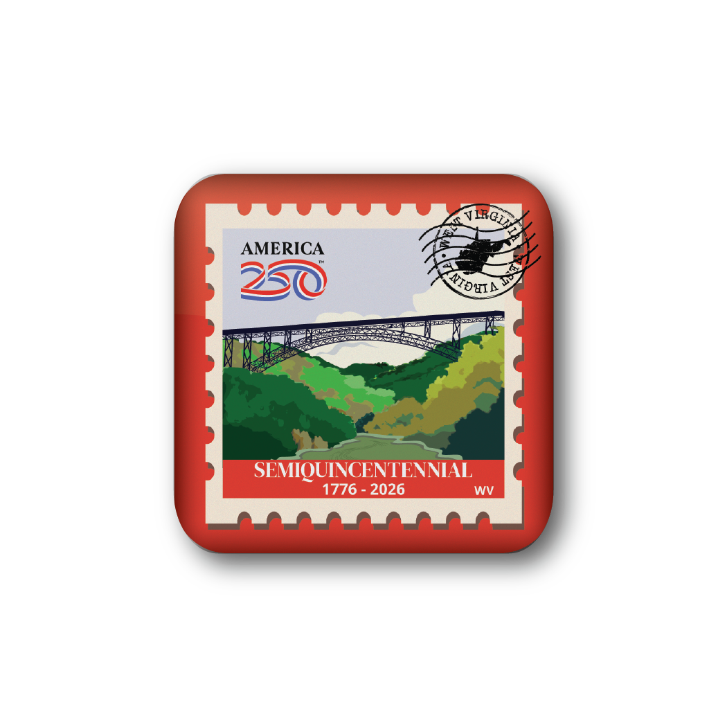 America250™ West Virginia Stamp | Officially Licensed America250™
