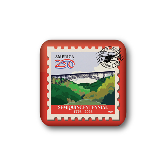 America250™ West Virginia Stamp | Officially Licensed America250™