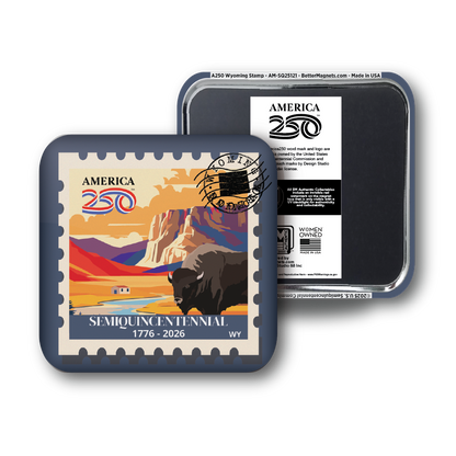 America250™ Wyoming Stamp | Officially Licensed America250™