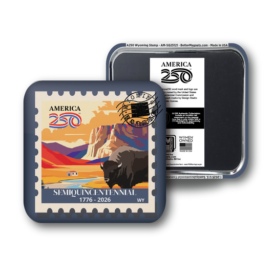 America250™ Wyoming Stamp | Officially Licensed America250™