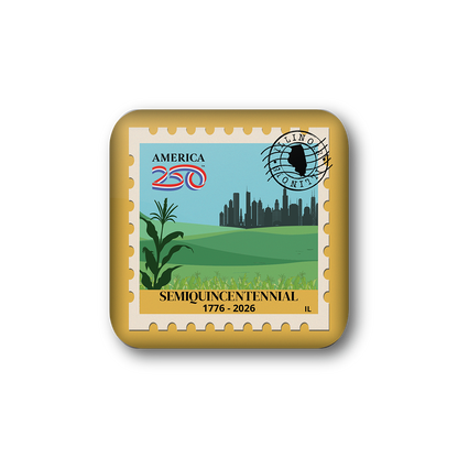America250™ Illinois Stamp | Officially Licensed America250™