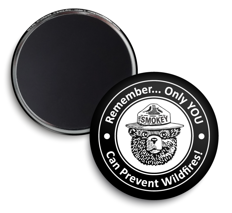 Smokey Bear 1.75-in Round Better Minis 4-Pack | Series 1 | Officially Licensed Smokey Bear