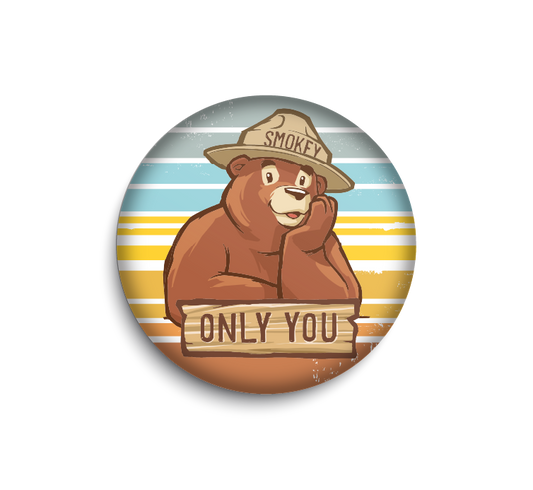 Smokey Bear 1.75-in Round Better Minis 4-Pack | Series 4 | Officially Licensed Smokey Bear