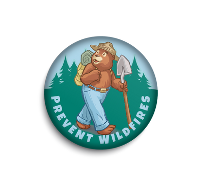 Smokey Bear 1.75-in Round Better Minis 4-Pack | Series 4 | Officially Licensed Smokey Bear