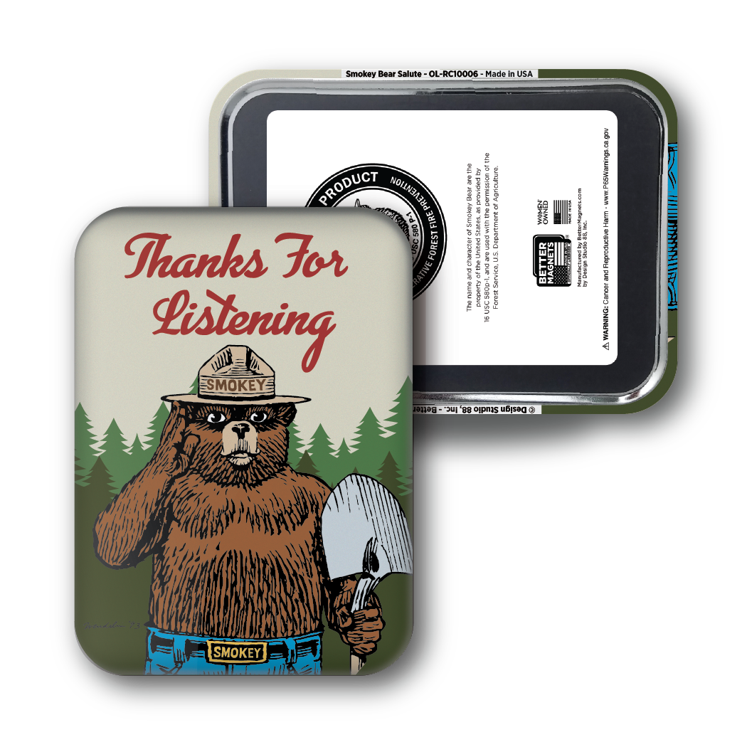 Smokey Bear Salute | Officially Licensed Smokey Bear