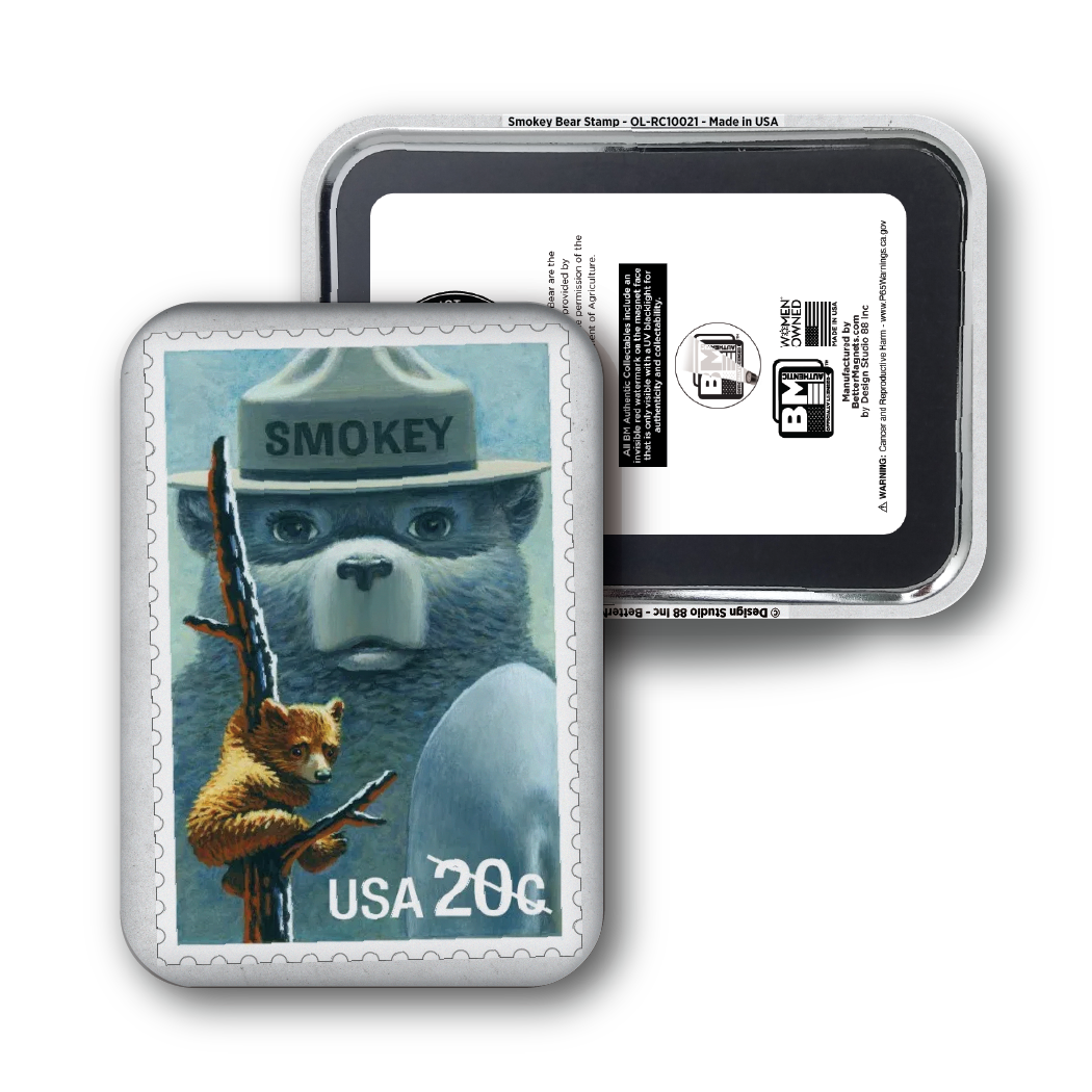 Smokey Bear Stamp | Officially Licensed Smokey Bear