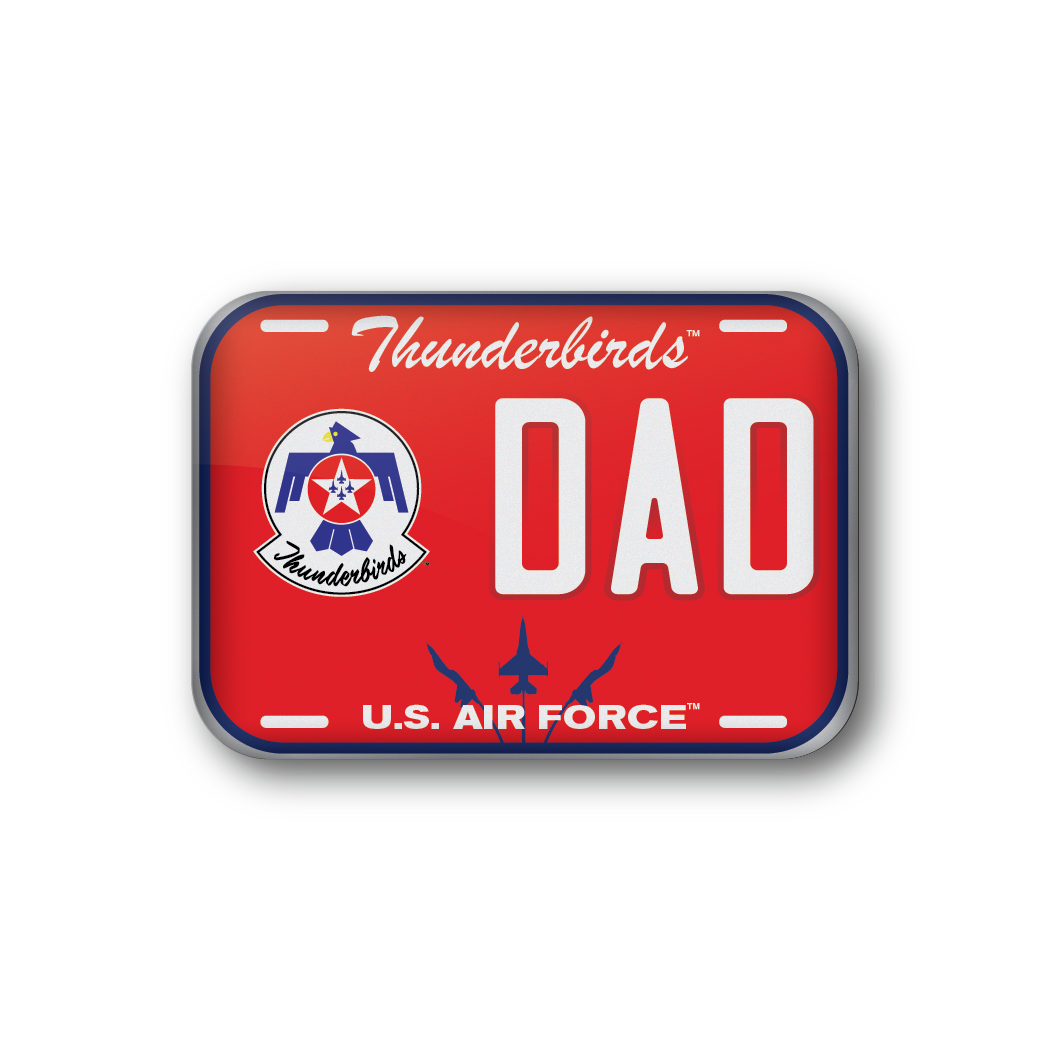 Thunderbirdsª License Plate - Dad