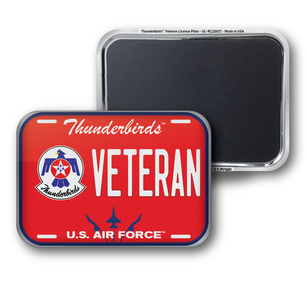 Thunderbirdsª License Plate - Veteran