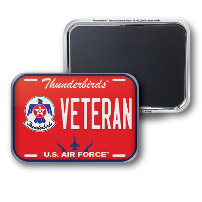 Thunderbirdsª License Plate - Veteran