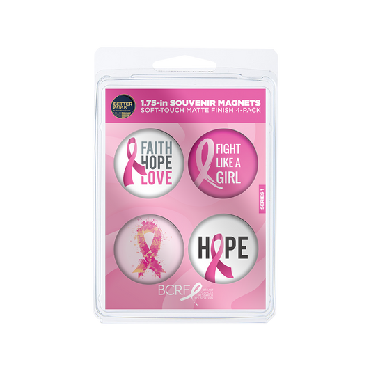 BCRF Breast Cancer 1.75-in Round Better Minis 4-Pack | Series 1