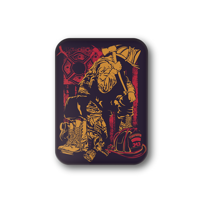 Kneeling Firefighter