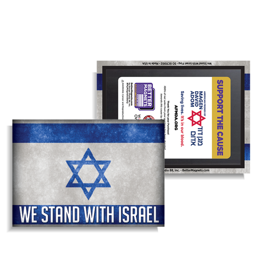 We Stand With Israel Flag